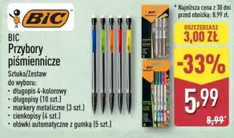 ALDI Przybory piśmiennicze BIC oferta