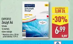 ALDI Zeszyt A4 Expertiz oferta