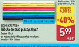 ALDI Bibuła do prac plastycznych Home Creation oferta