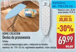 ALDI Deska do prasowania Home Creation oferta