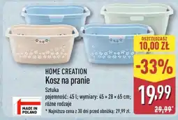 ALDI Kosz na pranie Home Creation oferta
