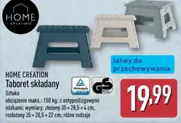ALDI Taboret składany Home Creation oferta