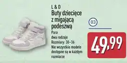 ALDI Buty dziecięce L&D oferta