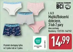 ALDI Majtki/Bokserki dziecięce L&D oferta