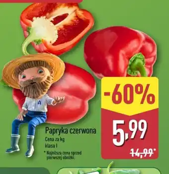 ALDI Papryka czerwona oferta