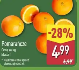 ALDI Pomarańcze oferta