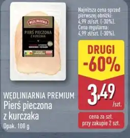 ALDI Wędliniarnia Premium Pierś pieczona z kurczaka oferta