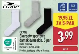 ALDI Skarpety sportowe Crane oferta