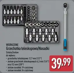 ALDI Grzechotka teleskopowa/Nasadki Workzone oferta