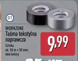 ALDI Taśma tekstylna naprawcza Workzone oferta