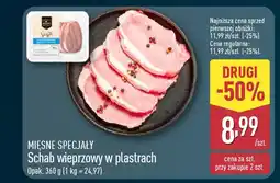 ALDI Mięsne specjały schab wieprzowy w plastrach oferta