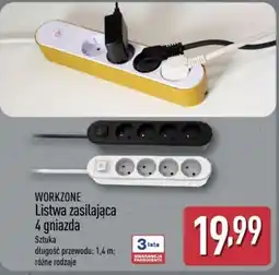 ALDI Listwa zasilająca Workzone oferta