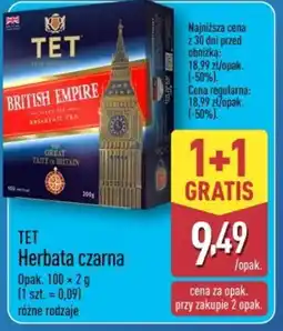 ALDI Herbata czarna TET oferta