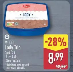 ALDI Mucci lody trio oferta