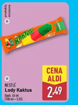 ALDI Nestlé lody kaktus oferta