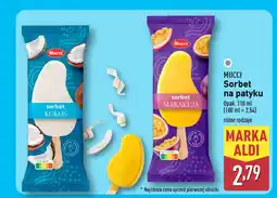 ALDI Mucci sorbet na patyku oferta