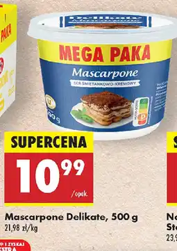Biedronka Mascarpone Delikate oferta