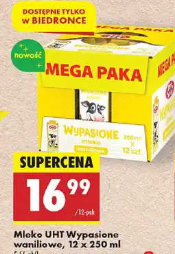 Biedronka Mleko UHT Wypasione waniliowe oferta