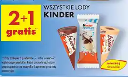 Biedronka Lody Kinder oferta