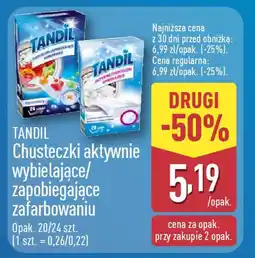 ALDI Tandil chusteczki aktywnie wybielające/ zapobiegające zafarbowaniu oferta