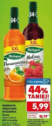 Kaufland Syrop pomarańcza Herbapol oferta