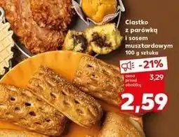 Kaufland Ciastko z parówką i sosem musztardowym oferta