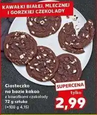 Kaufland Ciastka z kawałkami białymi i ciemnymi czekolady oferta