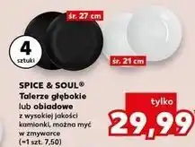 Kaufland Talerz obiadowy Spice&Soul oferta