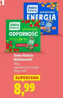 Lidl Minibatoniki Dobra Kaloria oferta