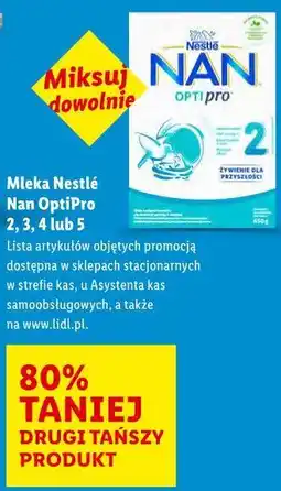 Lidl Mleko Nestle Nan OptiPro oferta