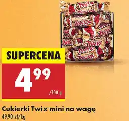 Biedronka Cukierki Twix mini na wagę oferta