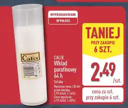 ALDI Calix wkład parafinowy 64 h oferta