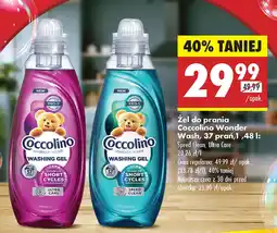 Biedronka Zel do prania Coccolino Wonder Wash oferta