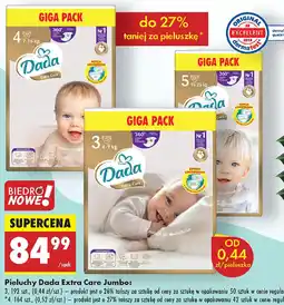 Biedronka Pieluchy Dada Extra Care Jumbo oferta