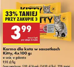 Biedronka Karma dla kota w saszetkach Kitty oferta