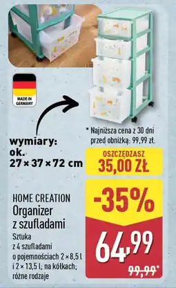 ALDI Home creation organizer z szufladami oferta