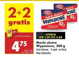 Biedronka Masło ekstra Wypasione Mlekovita oferta