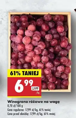 Biedronka Winogrono różowe Biedronka oferta