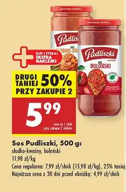 Biedronka Sos Pudliszki oferta