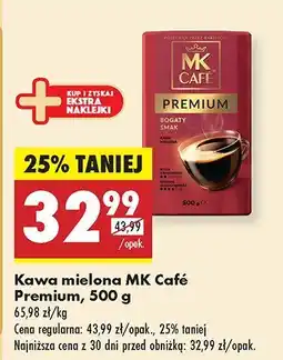 Biedronka Kawa mielona MK Café Premium oferta