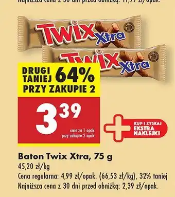 Biedronka Baton Twix Xtra oferta