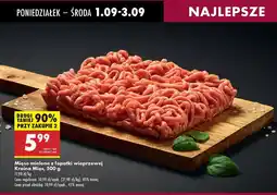Biedronka Mięso mielone z łopatki wieprzowej Kraina Mięs oferta