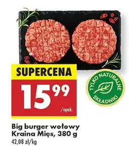 Biedronka Big burger wołowy Kraina Mięs oferta