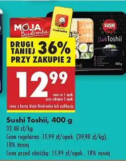 Biedronka Sushi Toshii oferta