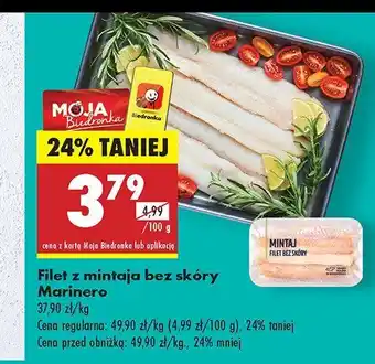 Biedronka Filet z mintaja bez skóry Marinero oferta