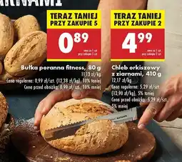 Biedronka Chleb orkiszowy z ziarnami Biedronka oferta