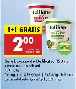 Biedronka Serek puszysty Delikate oferta