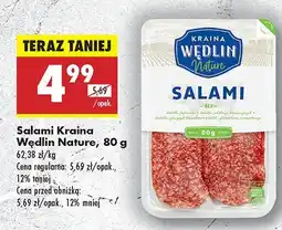 Biedronka Salami Kraina Wędlin Nature oferta