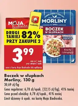 Biedronka Boczek w słupkach Morliny oferta