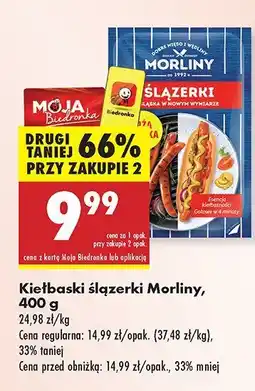 Biedronka Kiełbaski ślązerki Morliny oferta